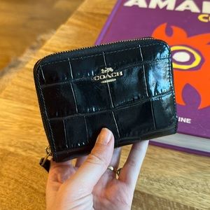 Coach Crocodile Textured Wallet